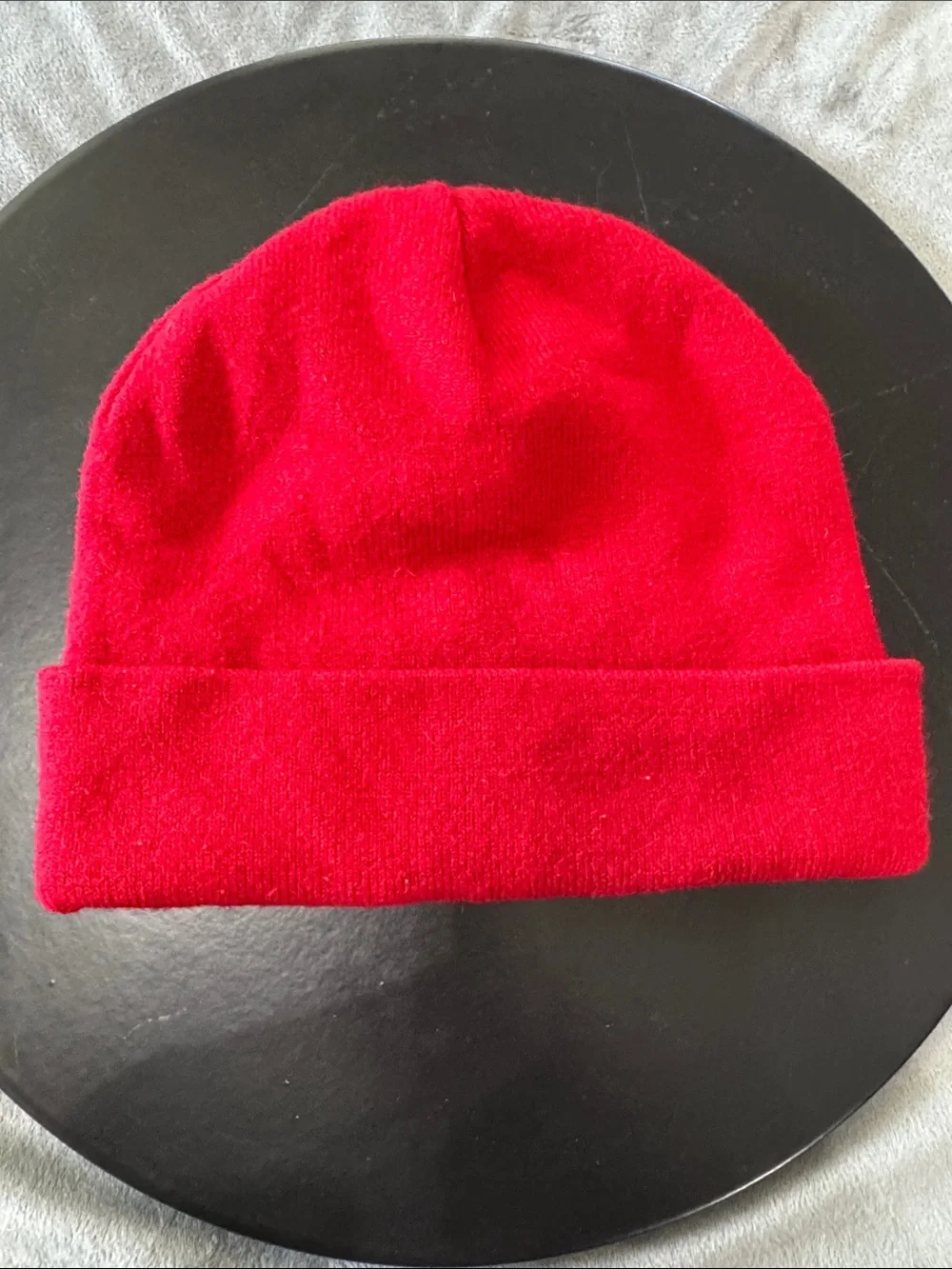 Buc-ee's Knit Beanie Hat Cap Embroidered Beaver Logo Cuffed‎ Brim Red Texas Warm